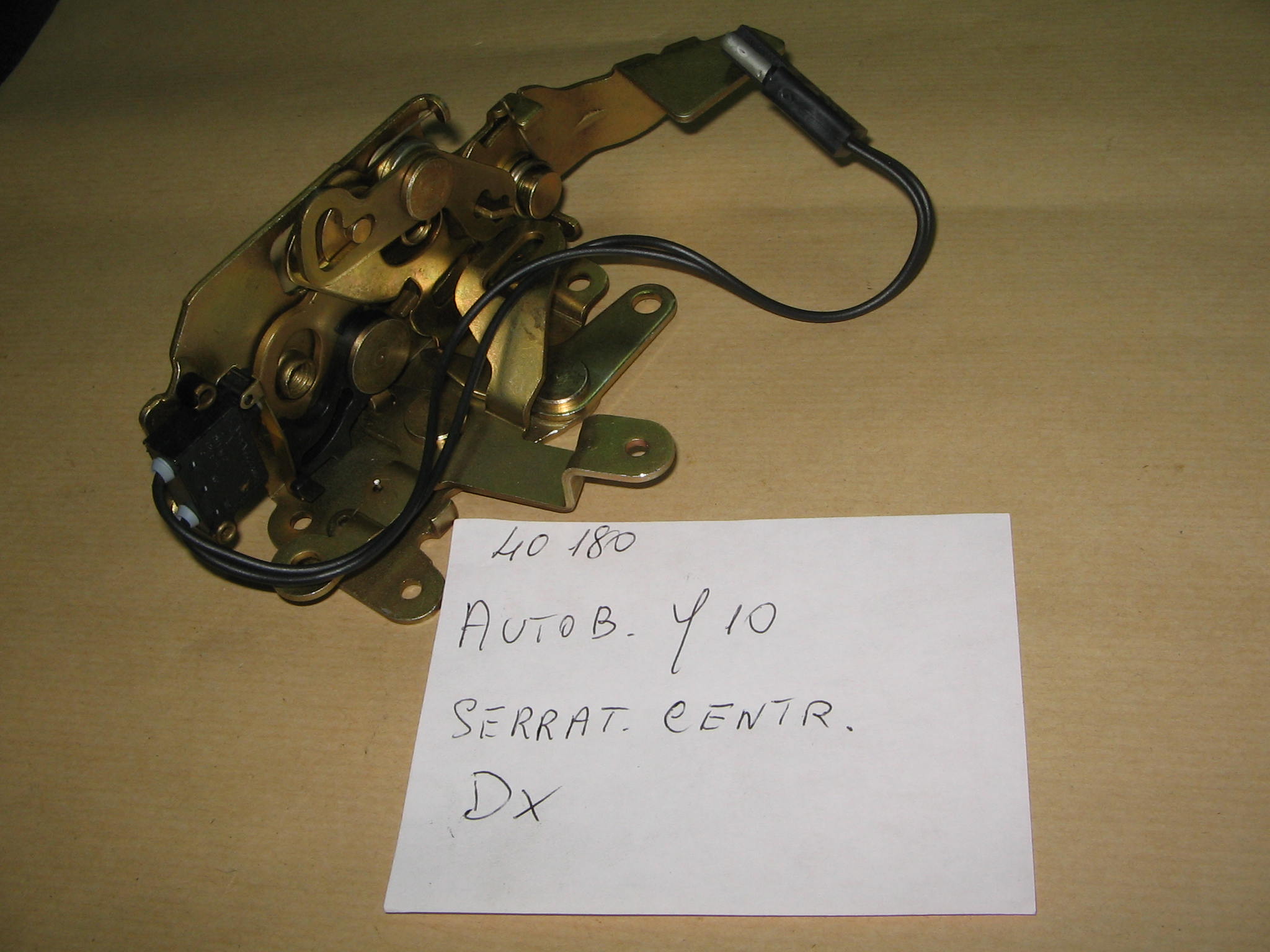 AUTO BIANCHI ,Y10 SER. CENTR DX N.20655